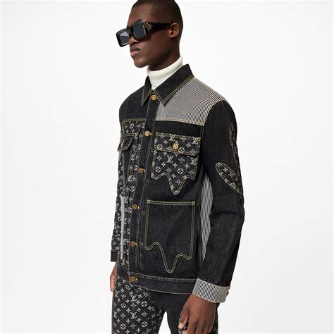 louis vuitton mens denim jacket|Louis Vuitton monogram denim jacket.